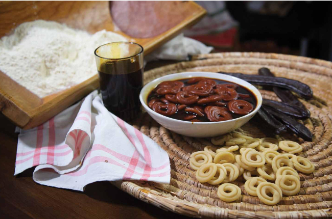 Τερτζελλούθκια , χαρούπια