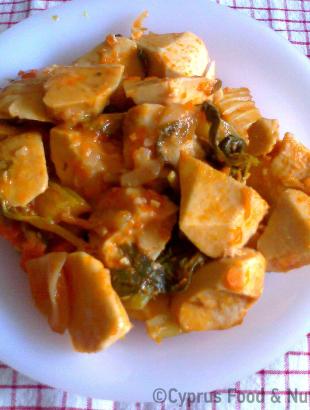 Κολοκάσι καουρμάς.