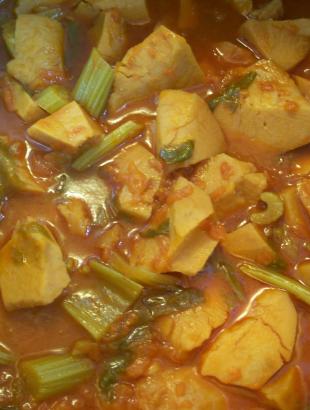 Κολοκάσι καουρμάς.