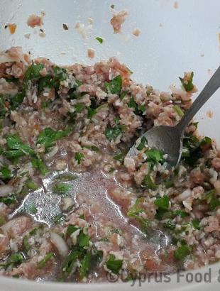 Γέμιση για κουπέπια (Μαγειρεύω Κυπριακά 2015). &lt;br/&gt; Πηγή: Στάλω Λαζάρου.