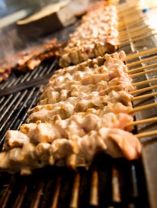 Σουβλάκια-επαγγελματικό ψήσιμο. 2014. &lt;br/&gt; Πηγή: Μαρία Γεωργίου.