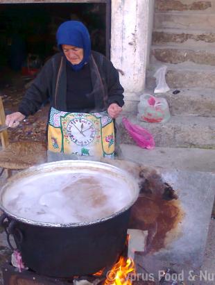 Ξάφρισμα του μουσταριού.