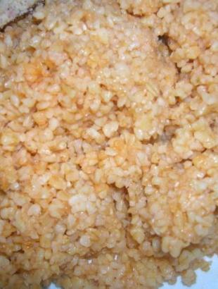 Πιλάφι πουργούρι. &lt;br/&gt; Πηγή: Χριστίνα Γρηγορίου.