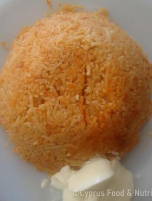 Πουρκούριν πιλάφι. &lt;br/&gt; Πηγή: Βαρβάρα Γιάγκου.