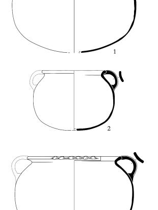 Μαγείρισσες του 12ου αι. από τη θέση &amp;quot;Παλαιό Δημαρχείο&amp;quot; στη Λευκωσία. Έχουν αποστρογγυλεμένη βάση, χείλος μεγάλης διαμέτρου (15-24 εκ.) και δύο πλατιές ταινιόσχημες λαβές. Μία εξ αυτών (αρ. 3) φέρει εμπίεστη διακόσμηση στο χείλος εξωτερικά.