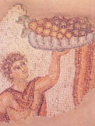 ΕΙΚ.10 Ψηφιδωτό από τη Λάμπουσα (Michaelides 1992, 64)