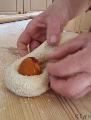 Παρασκευή αυκωτής με δύο αυγά (σχήμα 8). Λετύμπου, 2016.