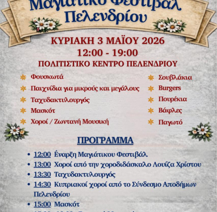 Πελένδρι - Μουσείο Κυπριακών Τροφίμων και Διατροφής 