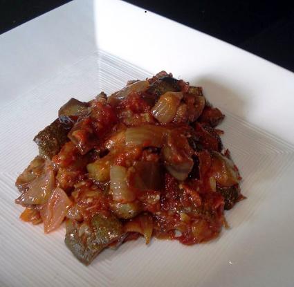 Μπριάμ λαχανικών. <br/> Πηγή: https://en.wikipedia.org/wiki/Ratatouille#/media/File:Ratatouille-Dish.jpg 