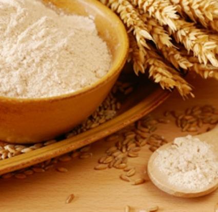 Αλεύρι. <br/> Πηγή: https://commons.wikimedia.org/wiki/File:Wheat-flour.jpg
