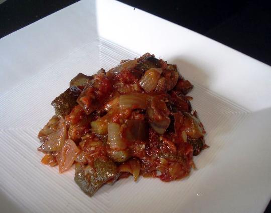 Μπριάμ λαχανικών. <br/> Πηγή: https://en.wikipedia.org/wiki/Ratatouille#/media/File:Ratatouille-Dish.jpg 