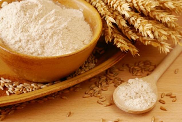 Αλεύρι. <br/> Πηγή: https://commons.wikimedia.org/wiki/File:Wheat-flour.jpg