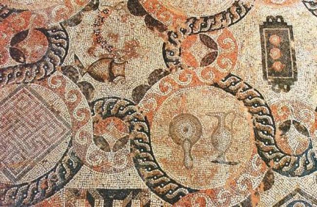EIK.2 Ψηφιδωτό στην 'Οικία του Διόνυσου', Νέα Πάφος, 2ος-3ος αι.π.Χ. (Μιχαηλίδης-Daszewski 1989, 30)