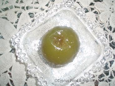 Spoon sweets - Green Bitter Orange | Cyprus Food Museum