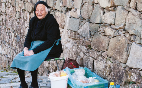 Πωλήτρια Δρόμου Φαγητό του Δρόμου