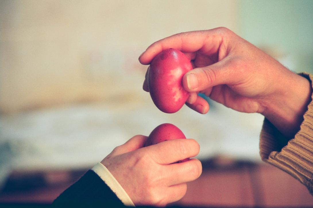 Πάσχα. Τσούγκρισμα αυγών. Μουσείο Κυπριακών Τροφίμων και Διατροφής
